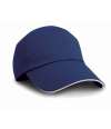 RC038X Result Herringbone Cap Navy / White colour image